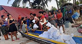 Llevan más de 50000 bolsas de comida a Guna Yala Madungandí y Wargandí 