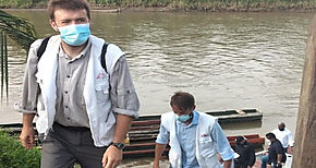 Médicos Sin Fronteras y el Minsa realizan labor humanitaria a migrantes en Bajo Chiquito Darién