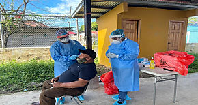 Siguen realizando hisopados en Bocas del Toro