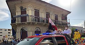 Antorcha Bicentenario inició su recorrido desde Chitré