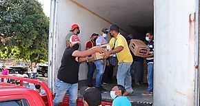 Gobierno Nacional distribuye en Herrera miles de productos cárnicos para la Navidad