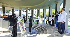 Presidente Cortizo Cohen encabeza honores a mártires de 1964