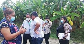 Saneamiento Ambiental realiza inspecciones en Finca  30 en Changuinola