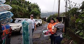 Contina la ayuda humanitaria a los afectados por inundaciones en Chiriqu