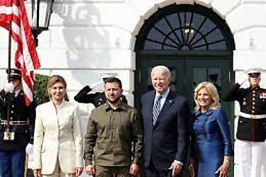 Zelenski en la Casa Blanca apoyo de Biden y recelo de republicanos