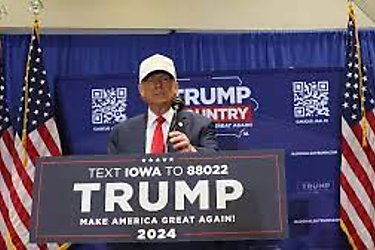 Trump gana en Iowa con ms del 50  y DeSantis es segundo con un 80  del voto escrutado