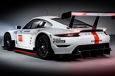 El Porsche 911 RSR GTE es el nuevo coche de carreras de Porsche listo para la categora GTE del WEC