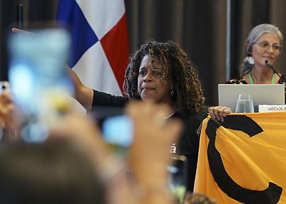 La reunión regional de defensores ambientales fue interrumpida por Activistas panameños contra la minera