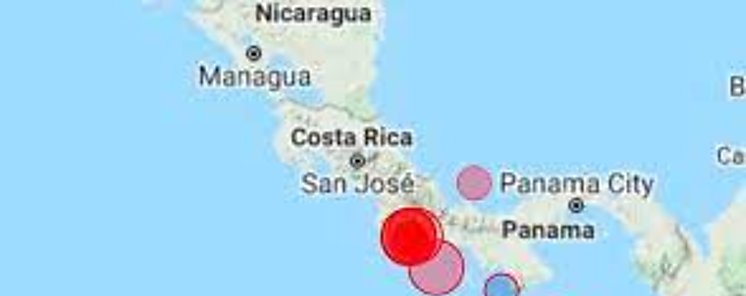 Se registra sismo de magnitud de 69 en Panamá