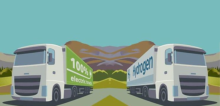 Eléctricos o de hidrógeno las alternativas de los camiones
