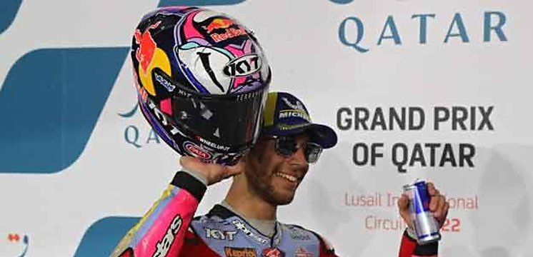 Italiano Bastianini a ritmo récord en circuito de Le Mans de MotoGP