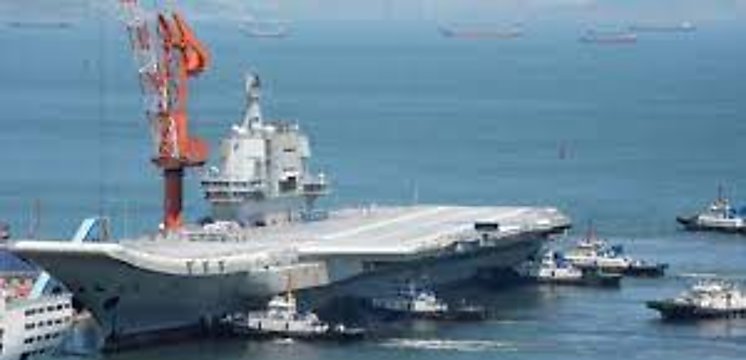 Portaviones chino cruza el estrecho de Taiwán