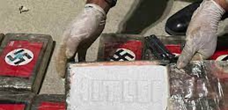 Incautan 58 kilos de cocaína destinada a Bélgica con símbolos nazis